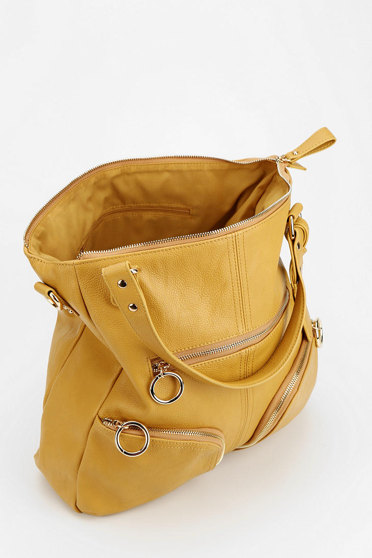 Urban Outfitters Deena Ozzy Hey You Vegan Leather Tote Bag in Yellow - Lyst