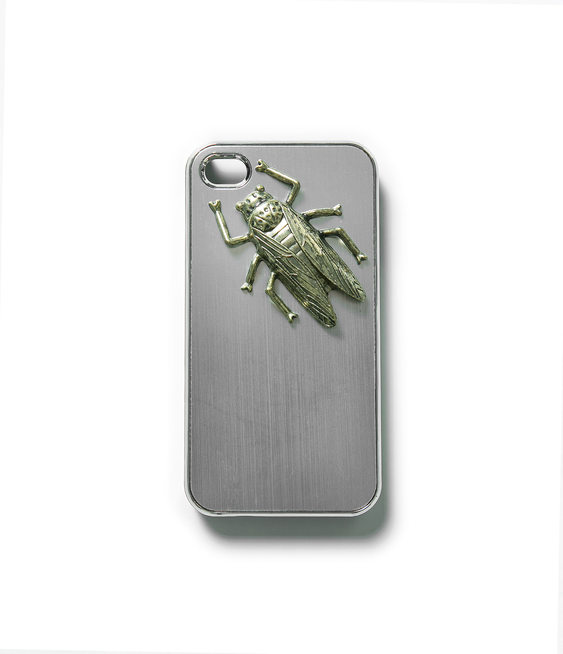 Zara Mobile Phone Cover in Silver Lyst