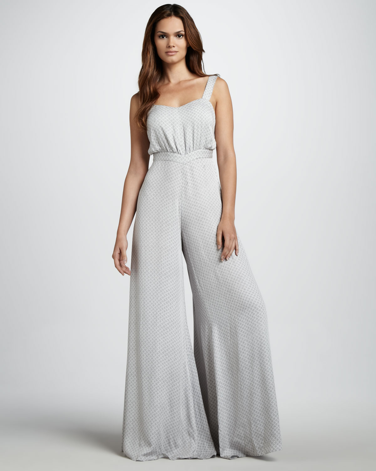 wide leg flowy jumpsuit