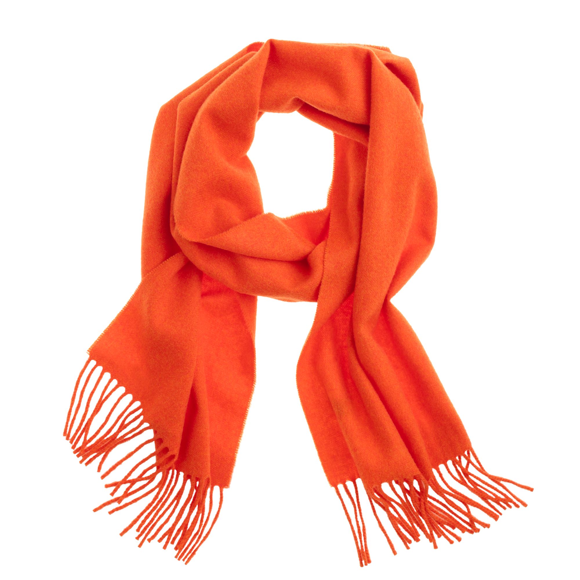 scarf cashmere orange crew tangelo lyst