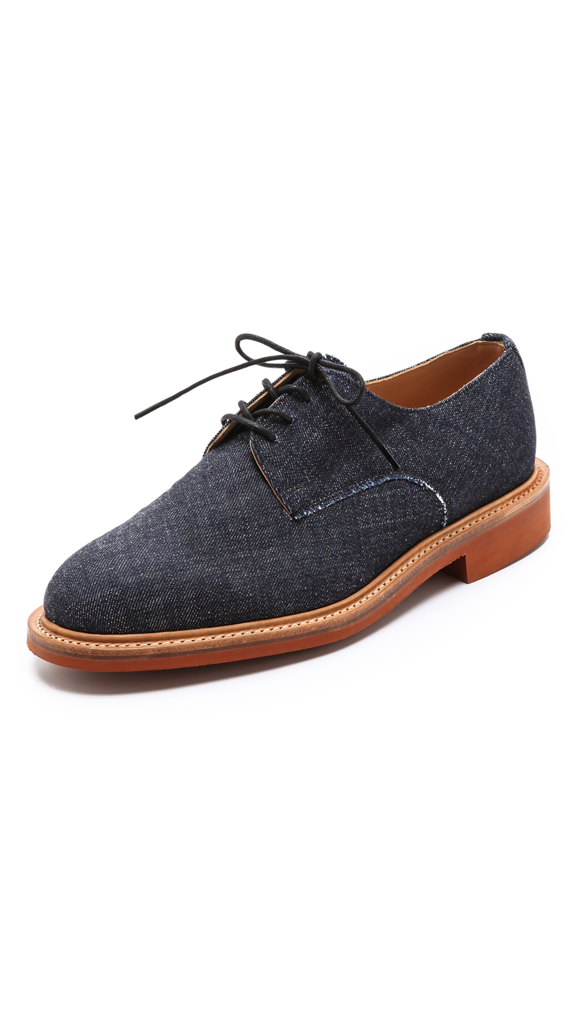 Lyst - Mark Mcnairy New Amsterdam Denim Buck Shoes in Blue for Men