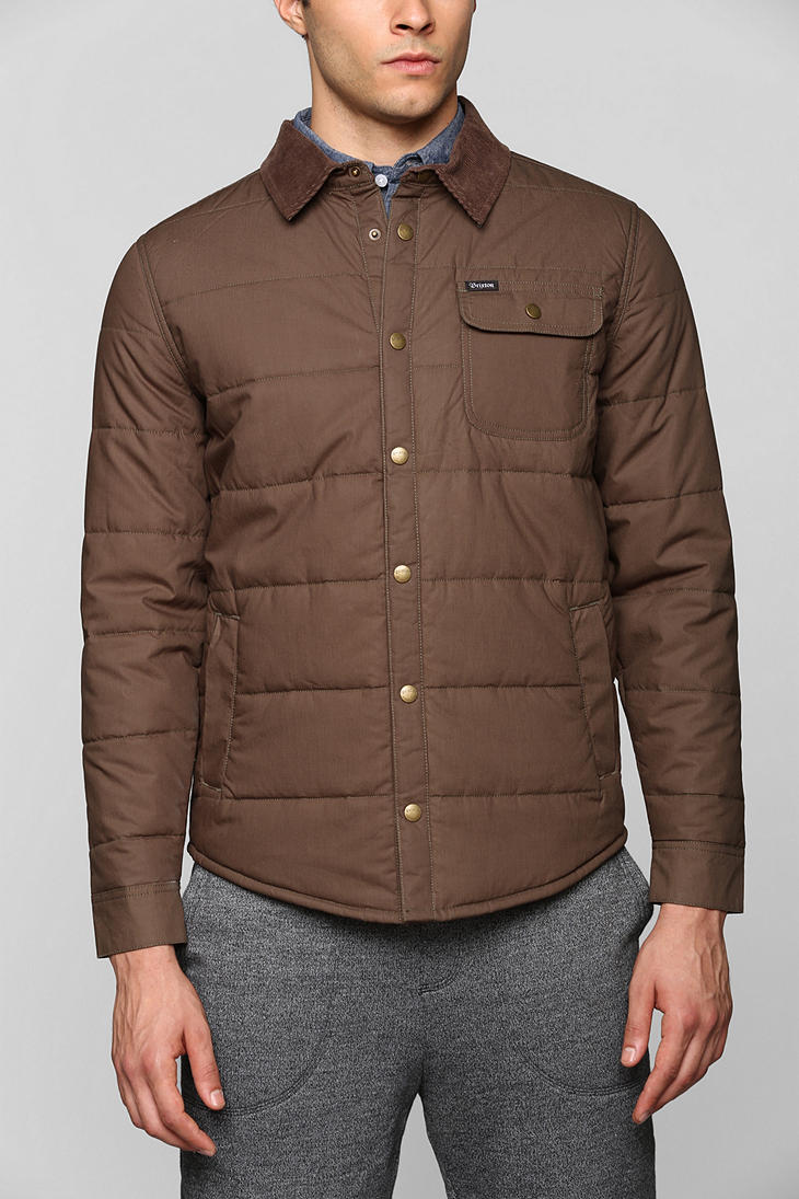 Lyst - Urban outfitters Brixton Cass Jacket in Brown for Men