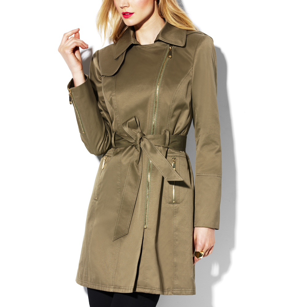 Zipper trench coat Clearance