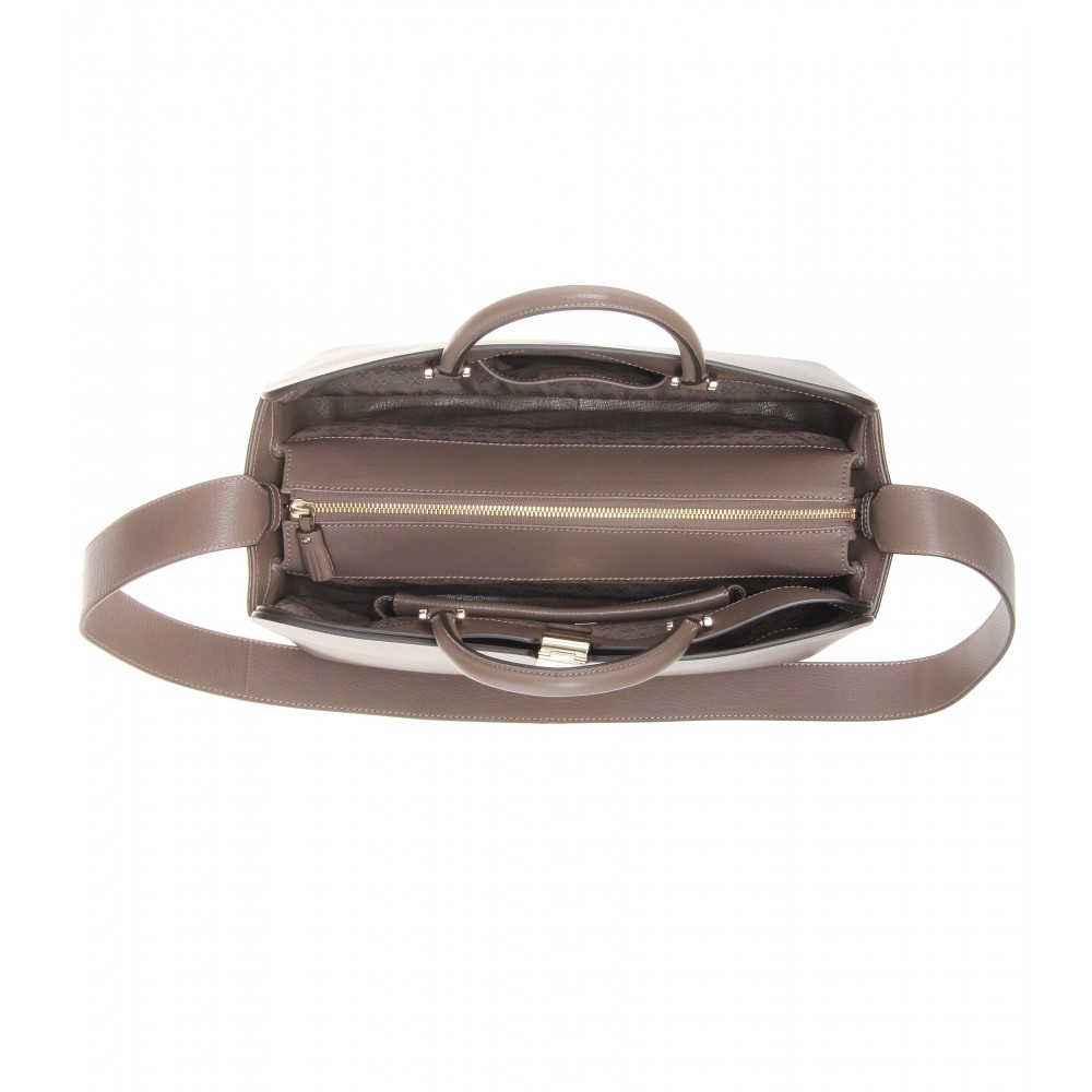 Anya Hindmarch Albion Leather Tote in Grey (Gray) Lyst