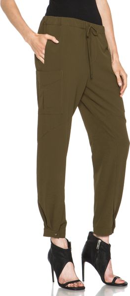 Haute Hippie Keith Cargo in Green (Olivine) | Lyst