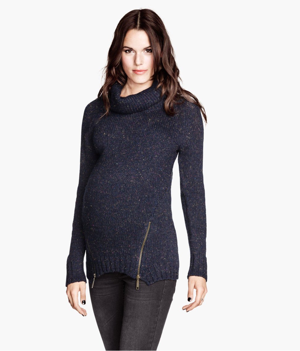 ladies poloneck jumper