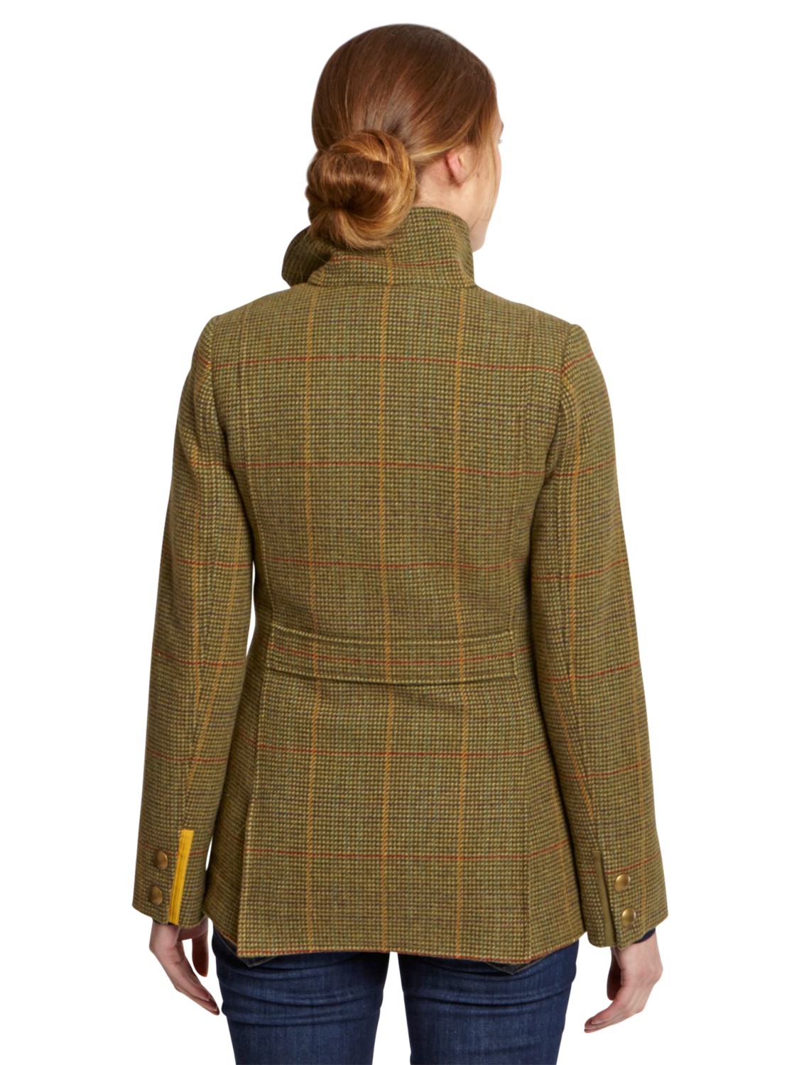 Joules Tweed Fieldcoat Jacket in Green - Lyst