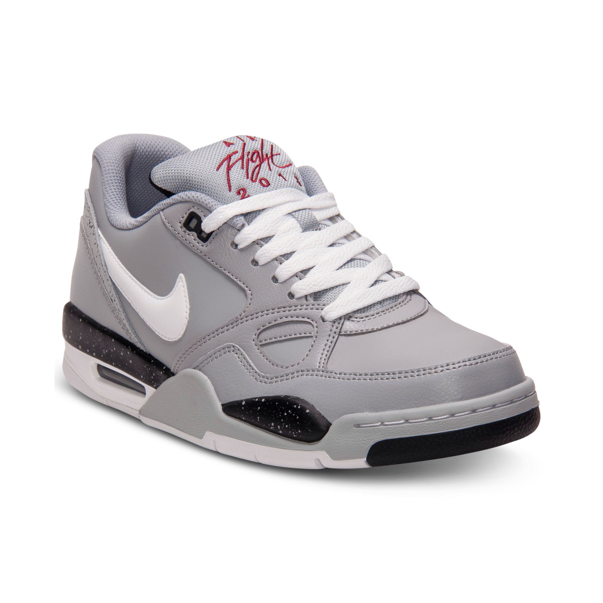 Nike Flight 13 Low Basketball Sneakers in Gray for Men | Lyst