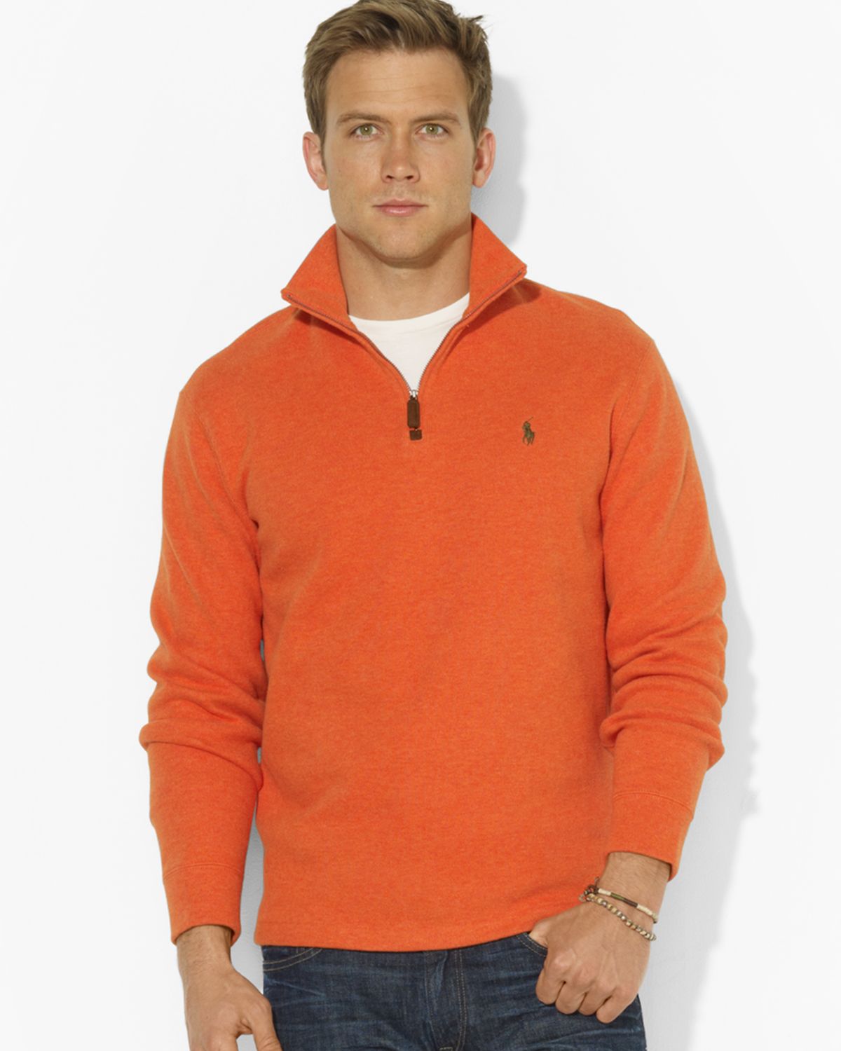 polo ralph lauren orange sweater
