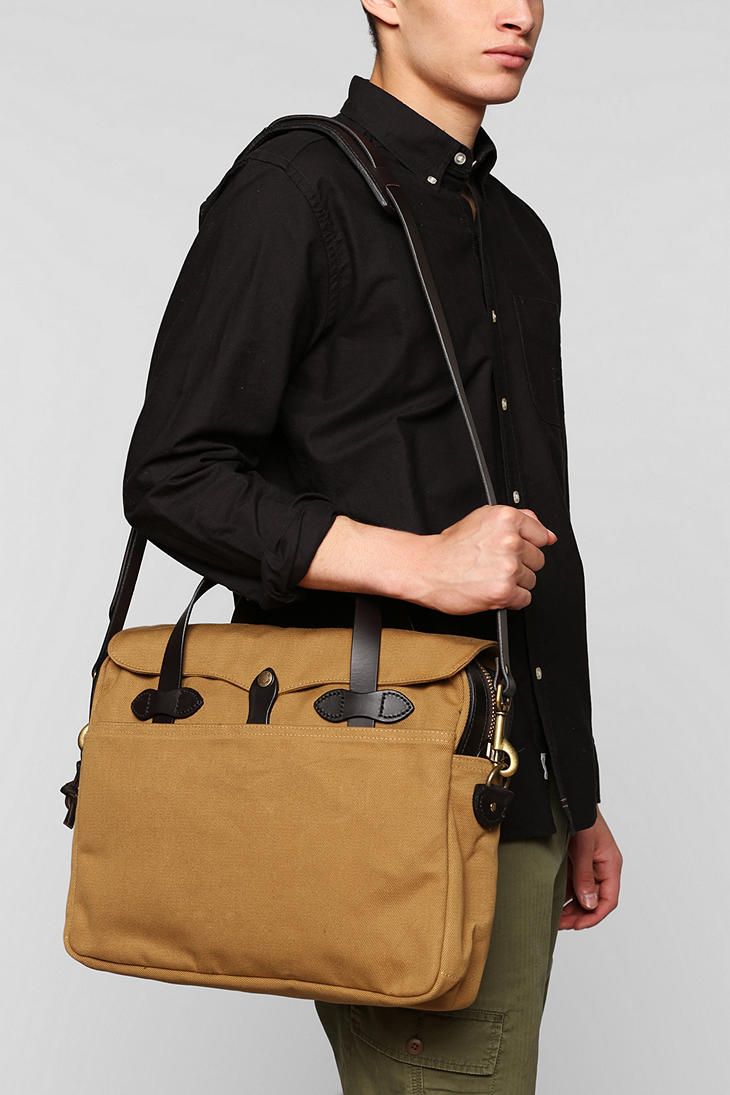 Filson original briefcase tan deals
