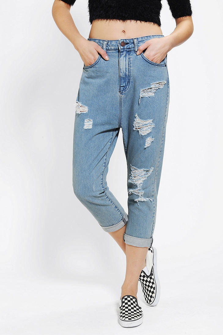 Lyst Bdg SuperSlouchy Boyfriend Jean in Blue