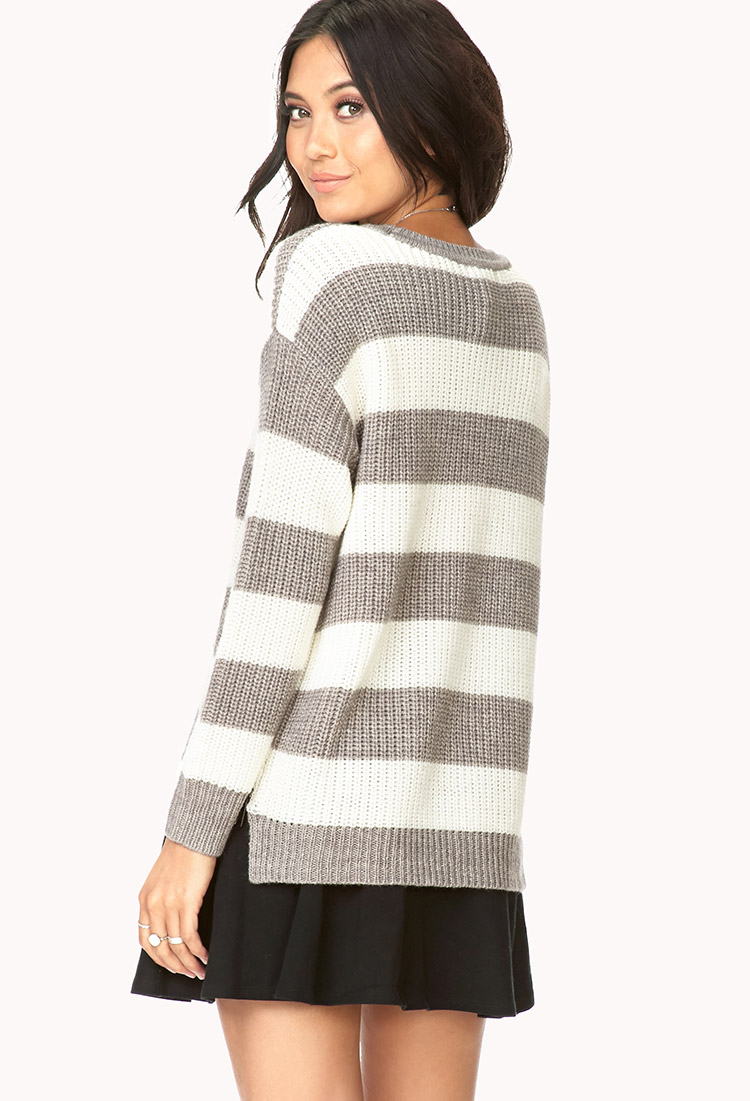 grey boyfriend sweater