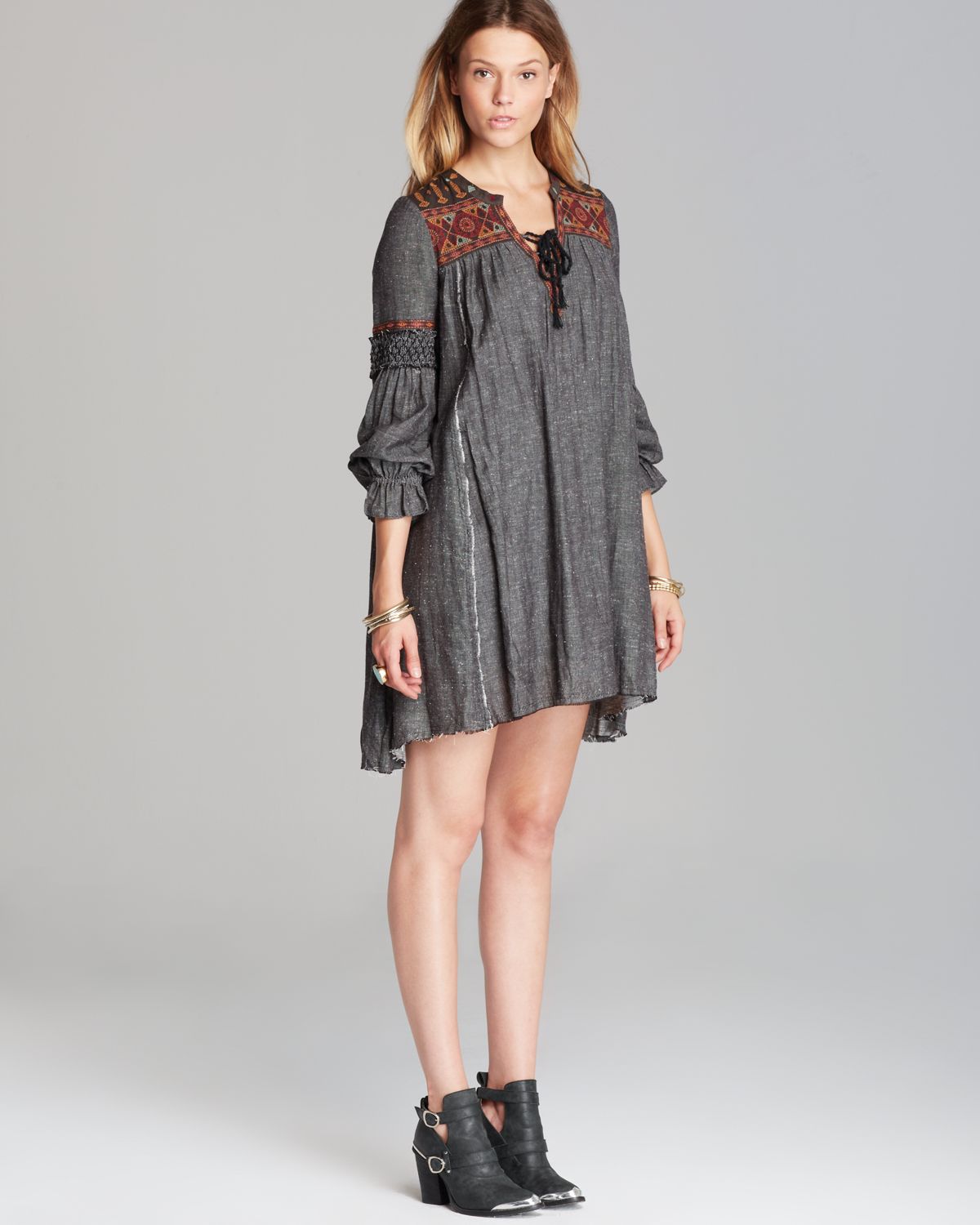 Swan Lace Mini Dress at Free People Clothing Boutique