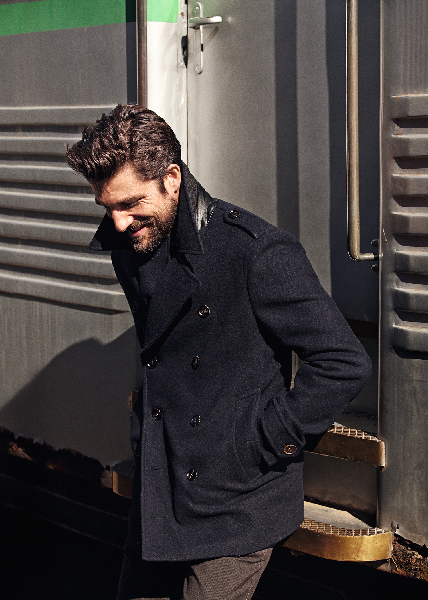 mango peacoat