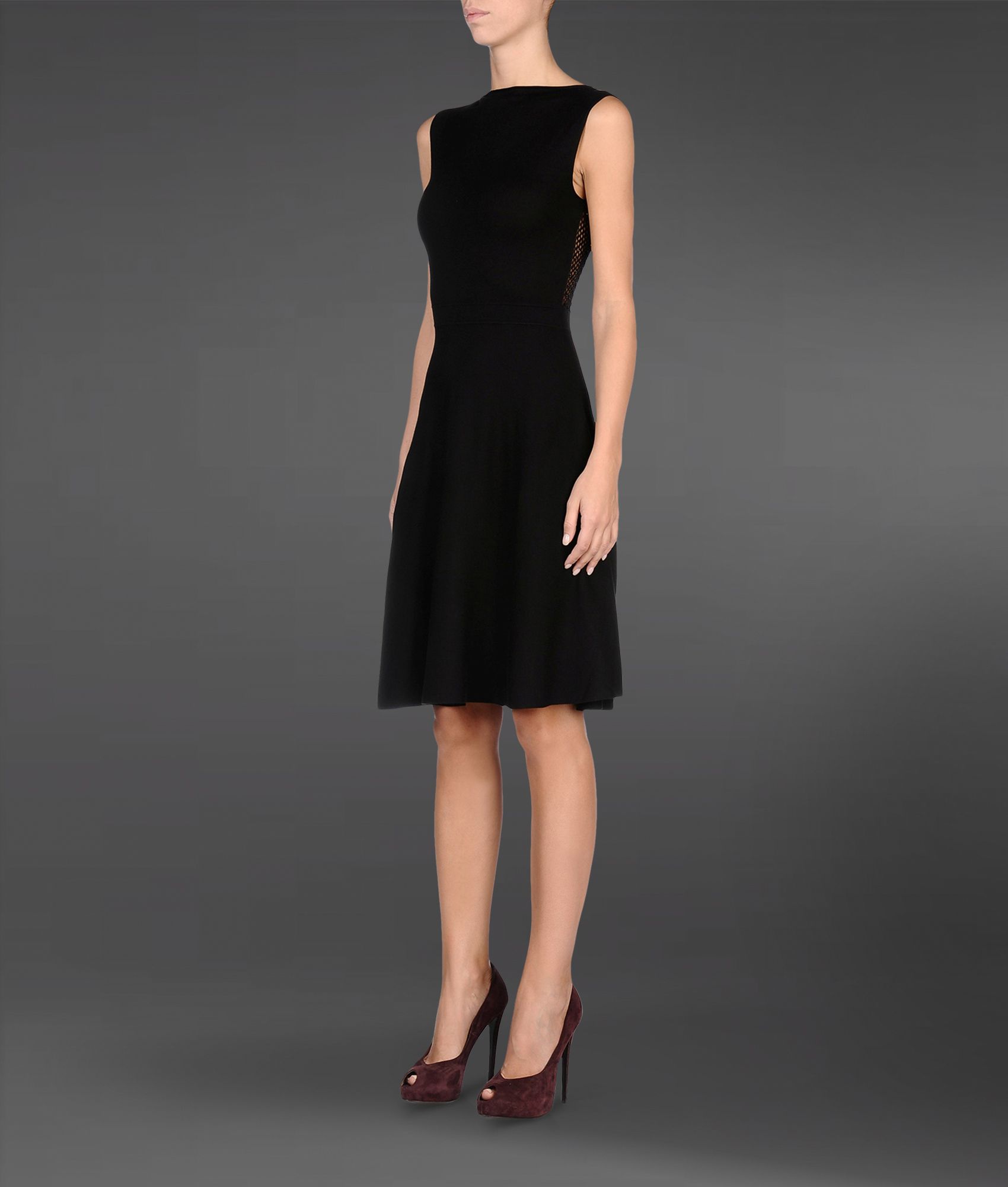 Lyst Emporio Armani Short Dress In Black Gallery