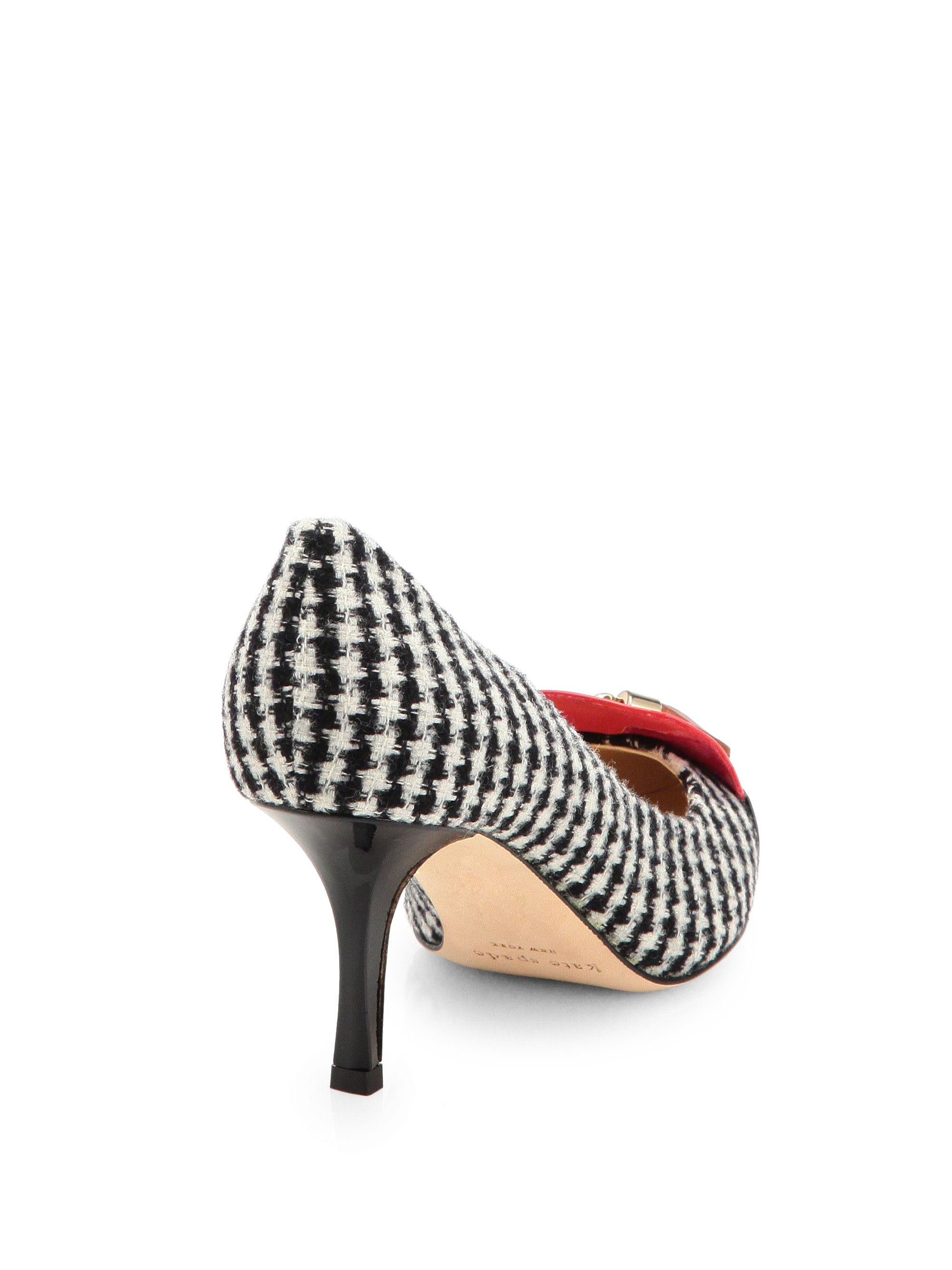 hounds tooth pumps