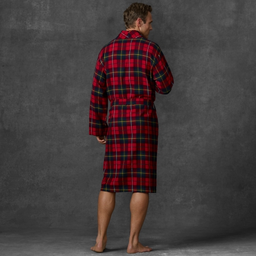 ralph lauren flannel robe