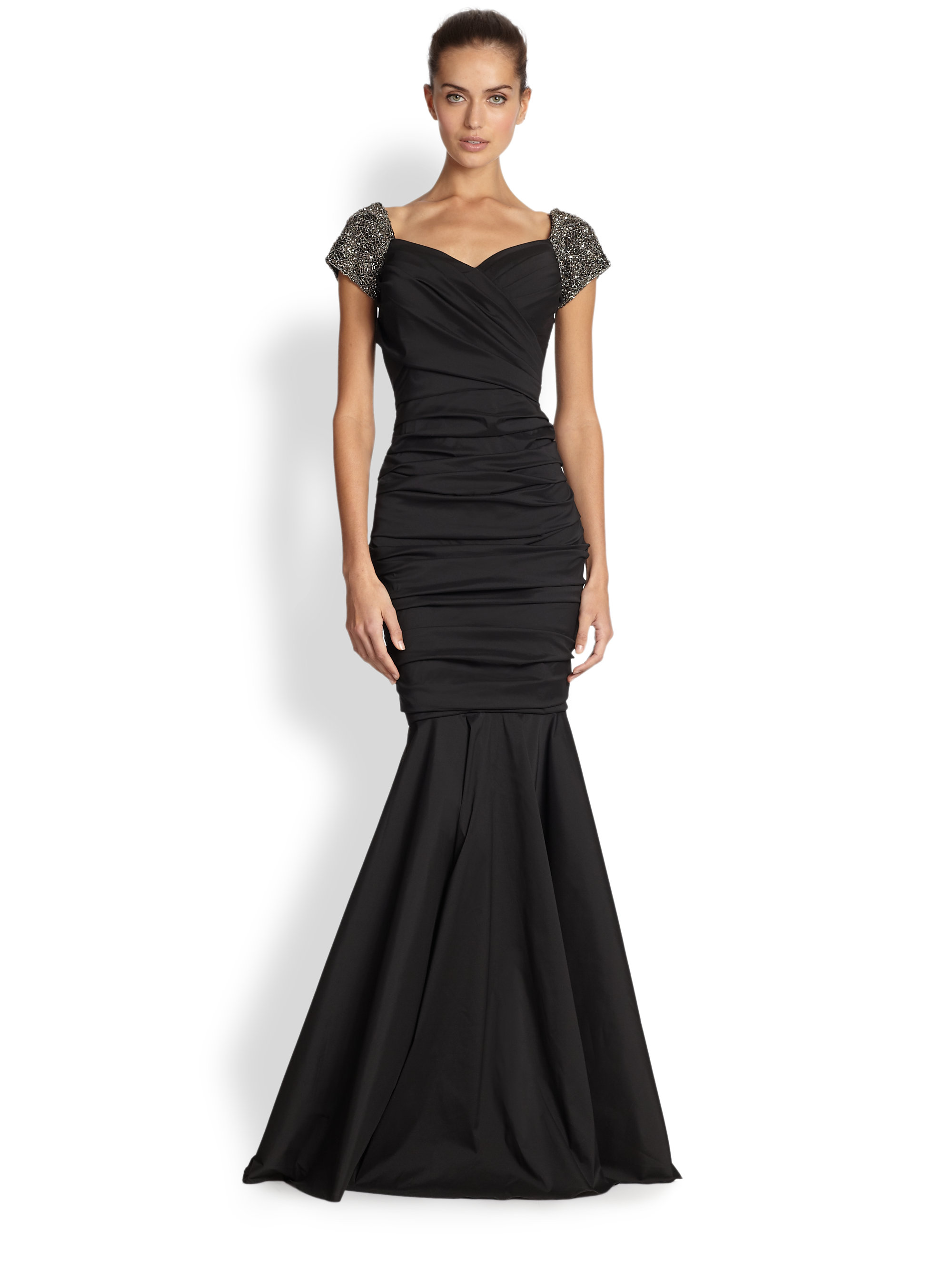heavy flare gown