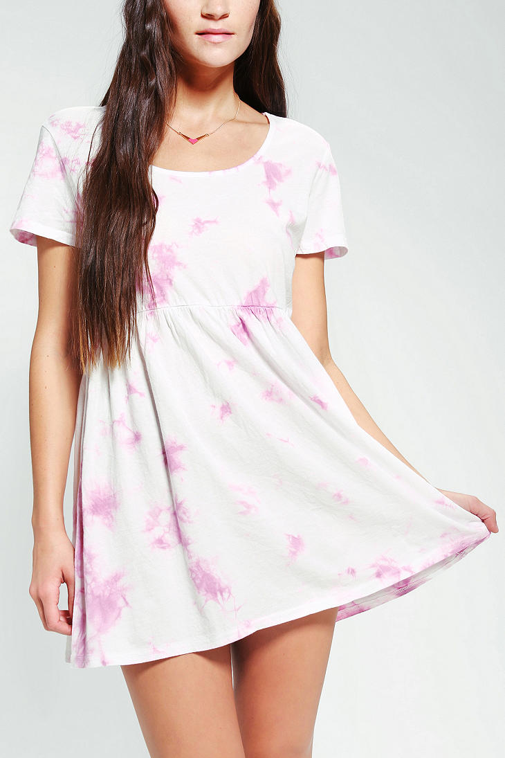 tie dye babydoll dress