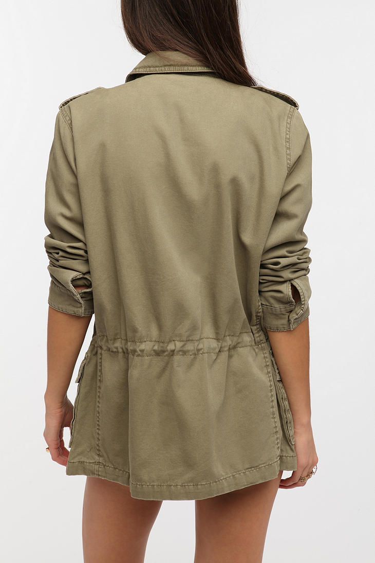 Urban Outfitters Ecote Oversized Surplus Jacket in Olive (Green) - Lyst