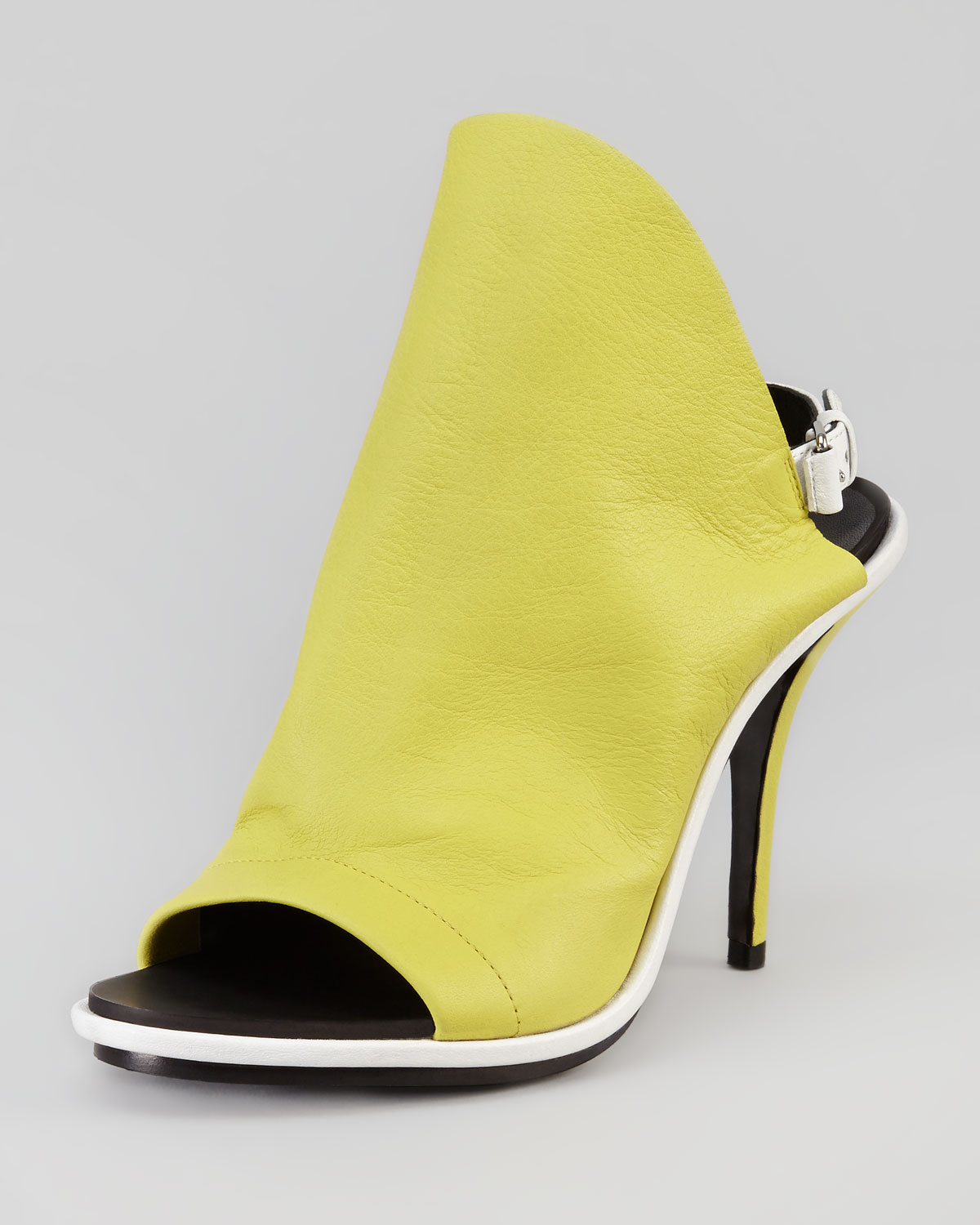 lime green balenciaga sandals