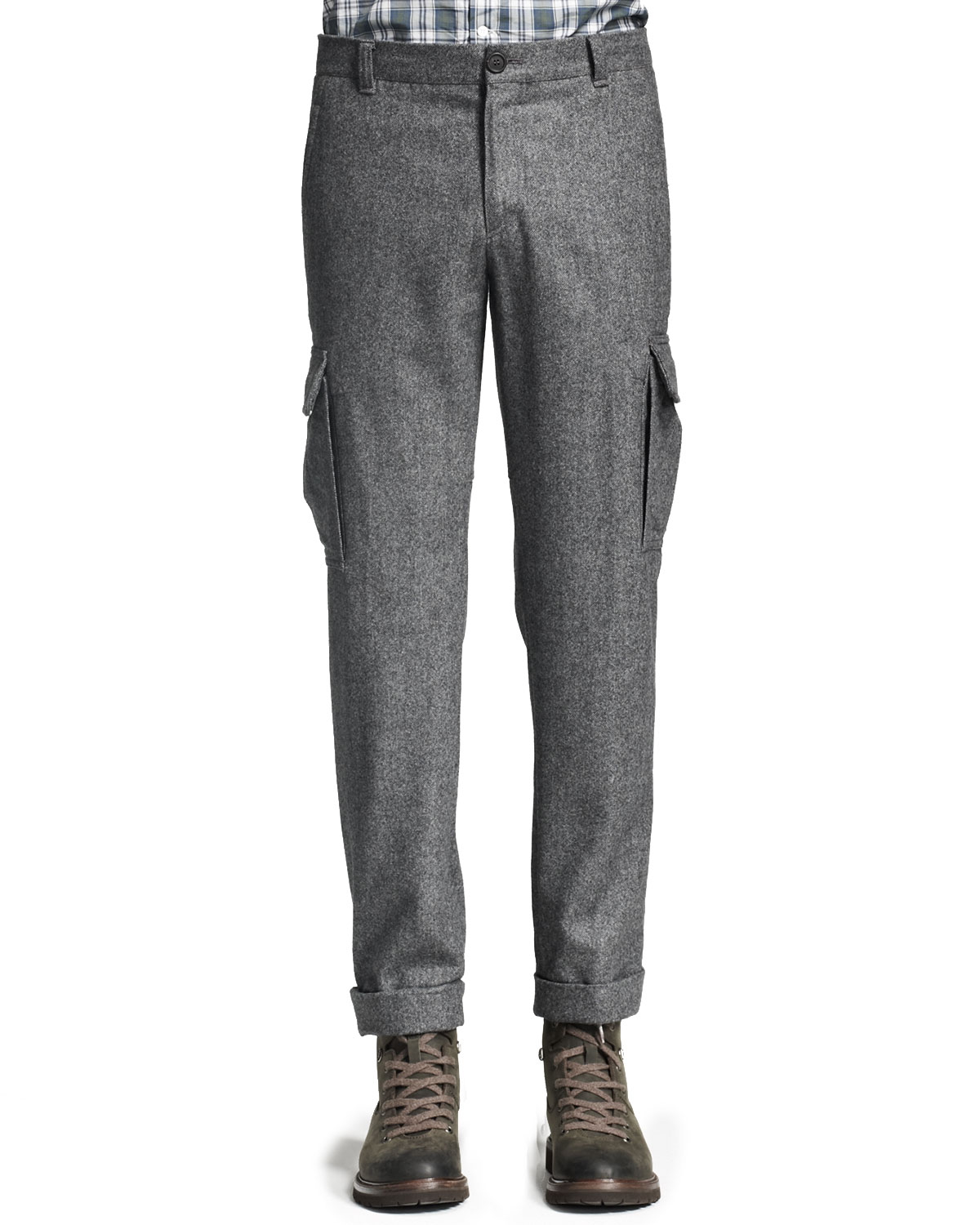 men's wool cargo pants