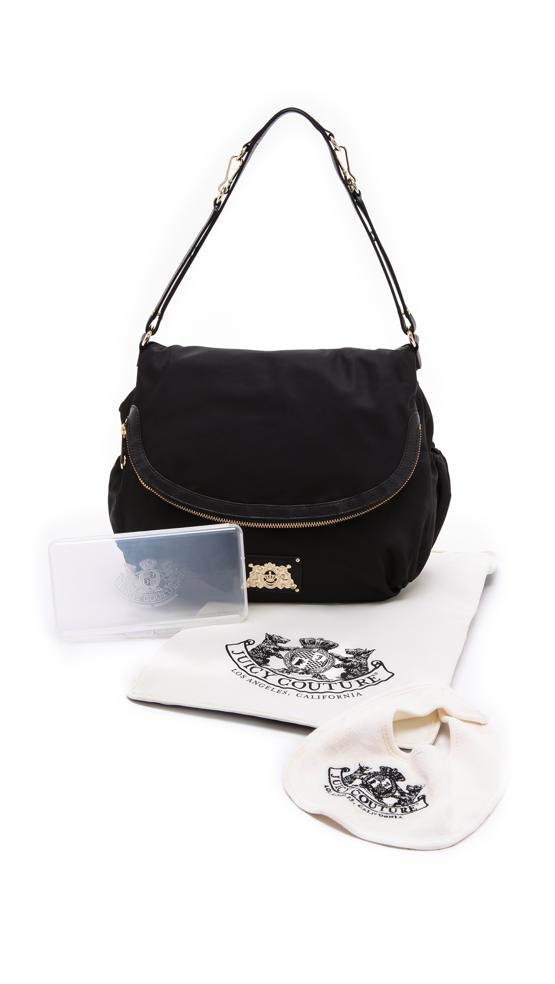 Juicy Couture Malibu Nylon Baby Bag in Black | Lyst