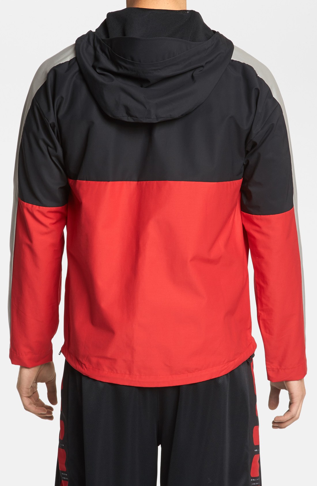 red and black nike sweats