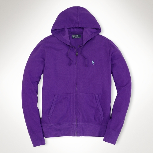 purple ralph lauren hoodie