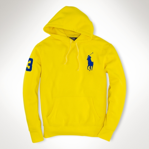 Polo Ralph Lauren Playa Fleece Hoodie in Yellow for Men | Lyst
