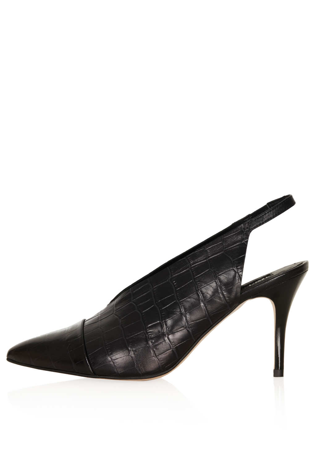 topshop flash mesh slingback heels