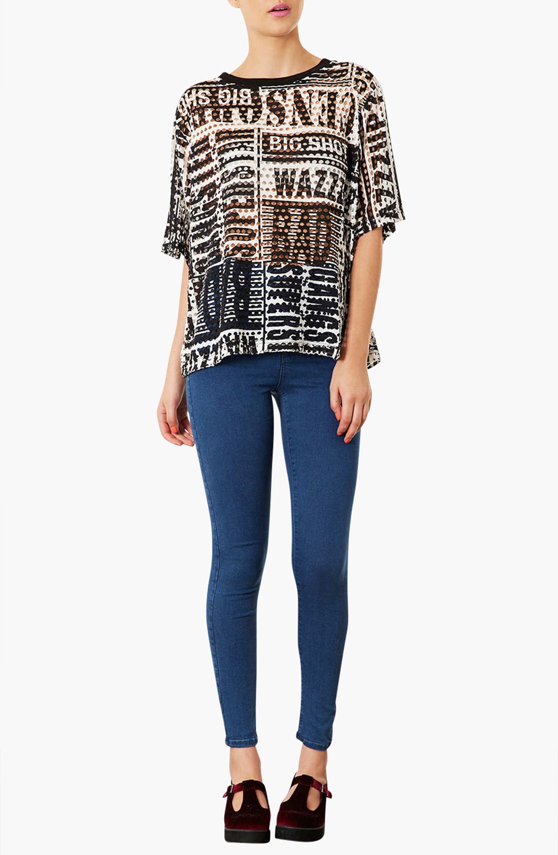 Topshop Joni Jeans - Size W24 L30 Size 6 High waisted Great condition! Hardly worn as they are too short for me.