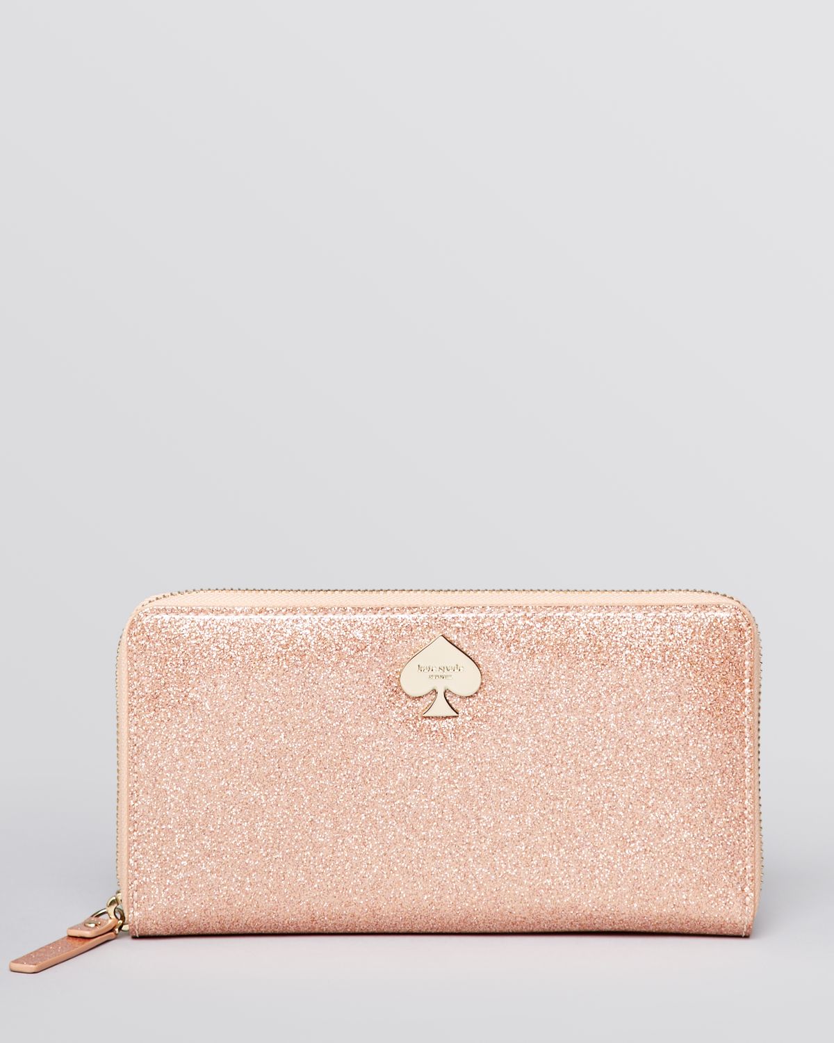 Kate Spade Lacey Glitter Bug Wallet in Pink | Lyst