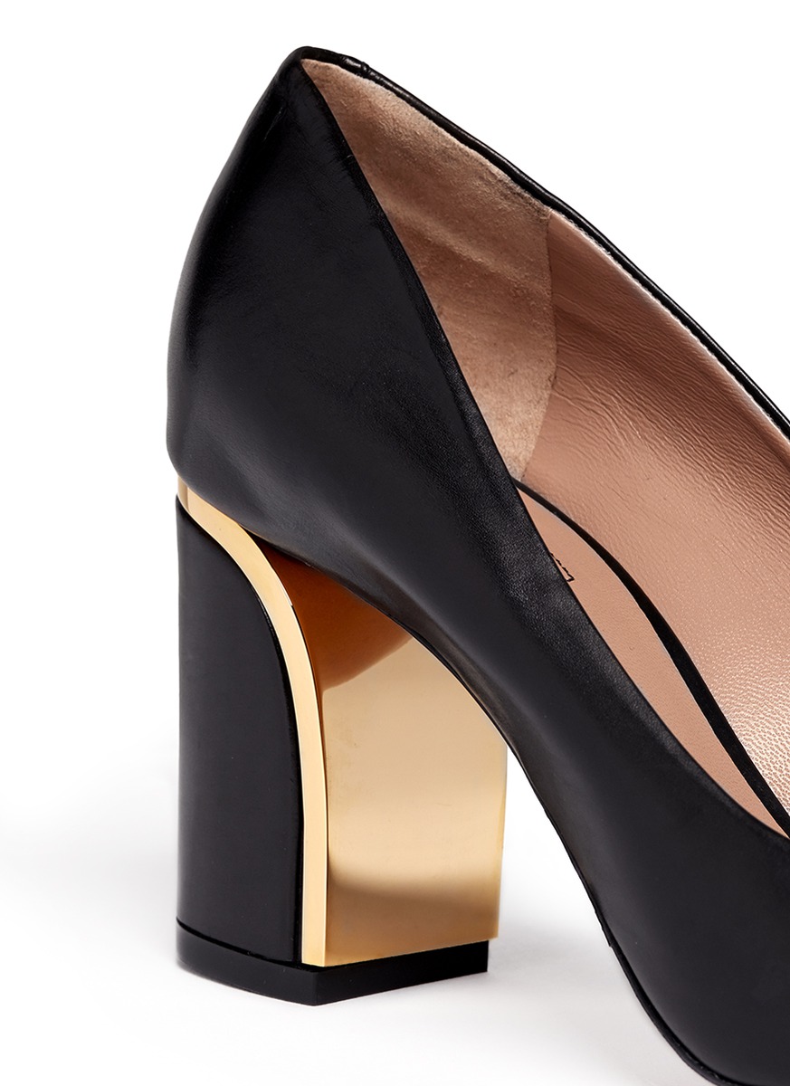 chloe block heel