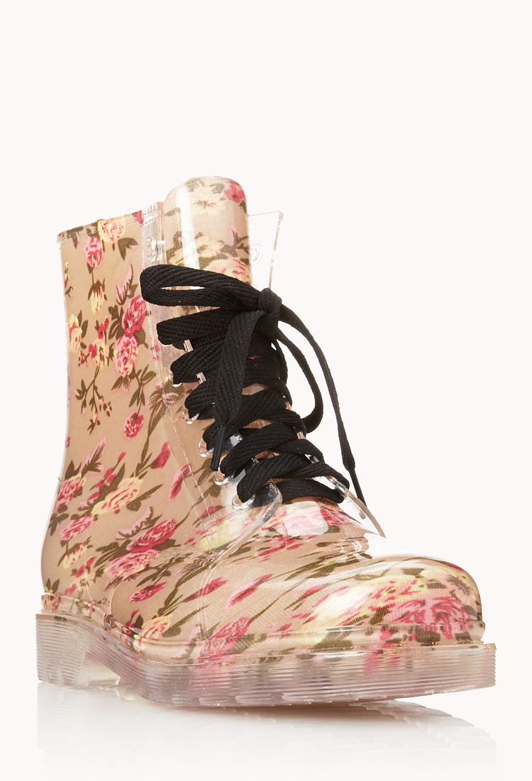clear boots forever 21