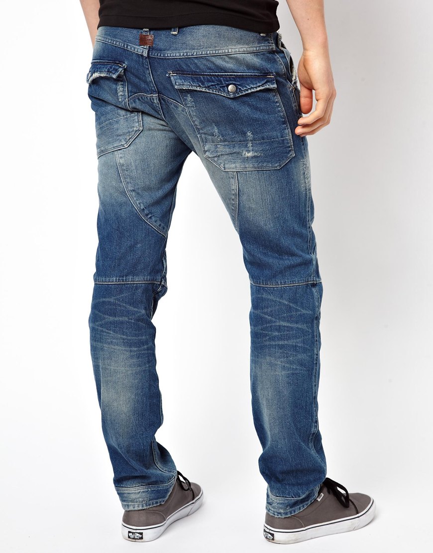 G-Star RAW G Star Jeans Hunter Elwood 3d Low Tapered Medium Aged ...