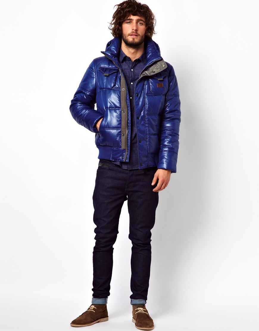 g star whistler hooded quilted jacket