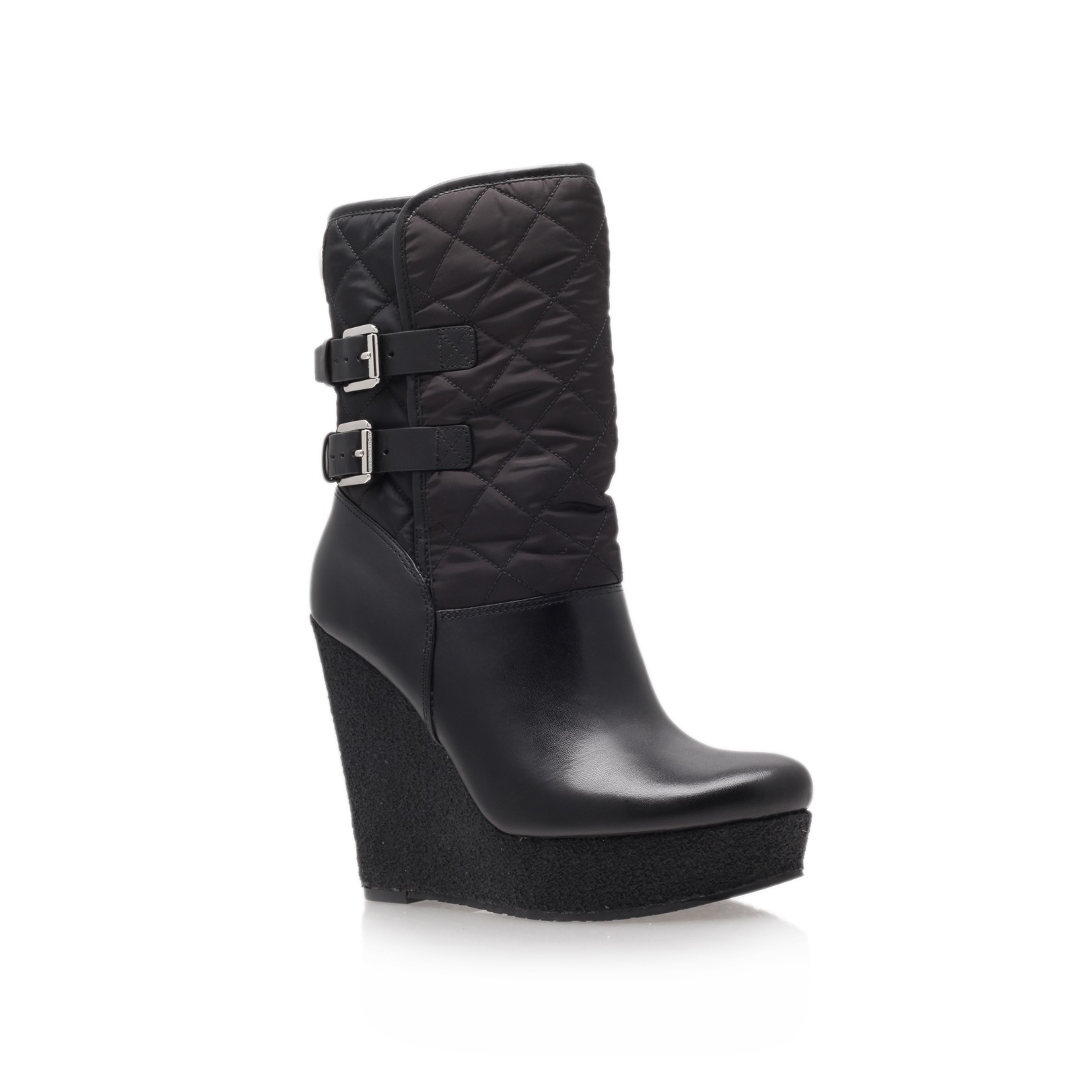 michael kors aaran wedge boots