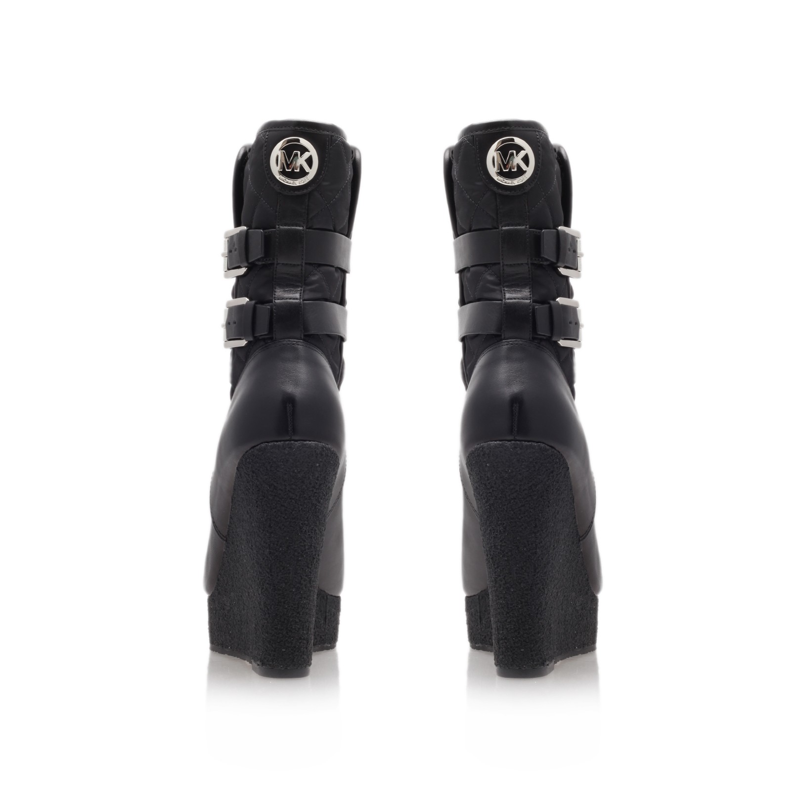 michael kors aaran wedge boots