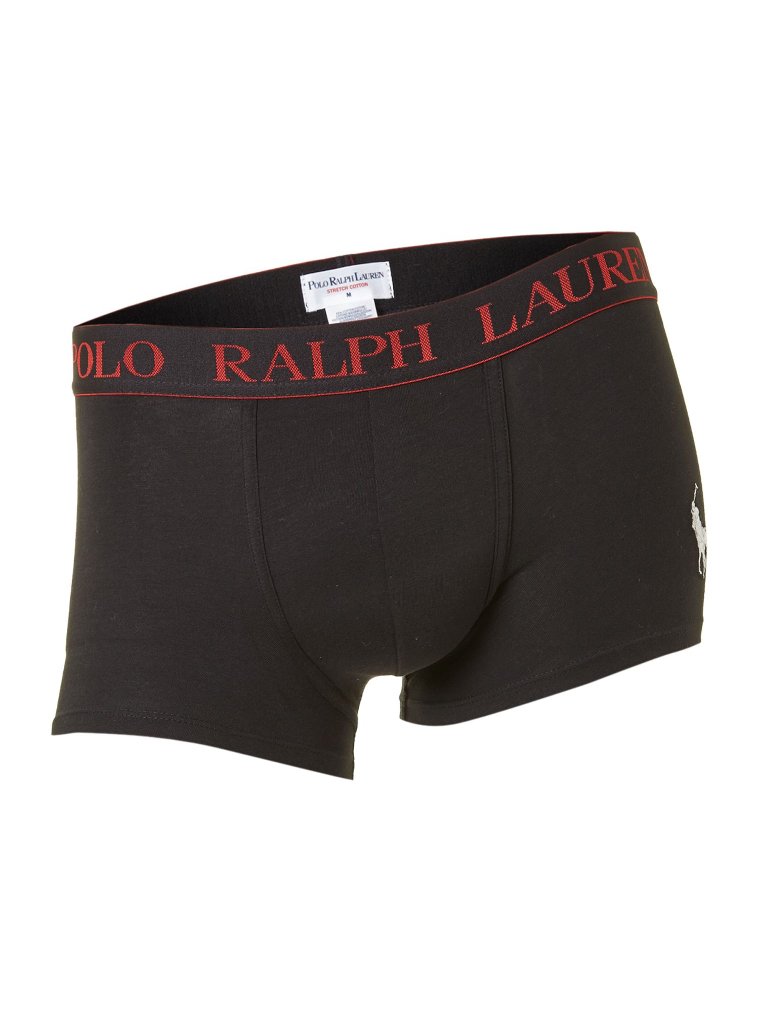 Polo Ralph Lauren Logo Waistband Underwear Trunk in Gray for Men (Black