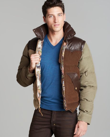 Prps Mixed Puffer Jacket in Multicolor for Men (Multi) | Lyst