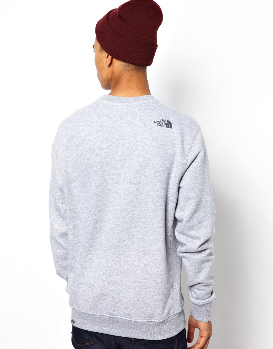 the north face zip pocket crew sweatshirt