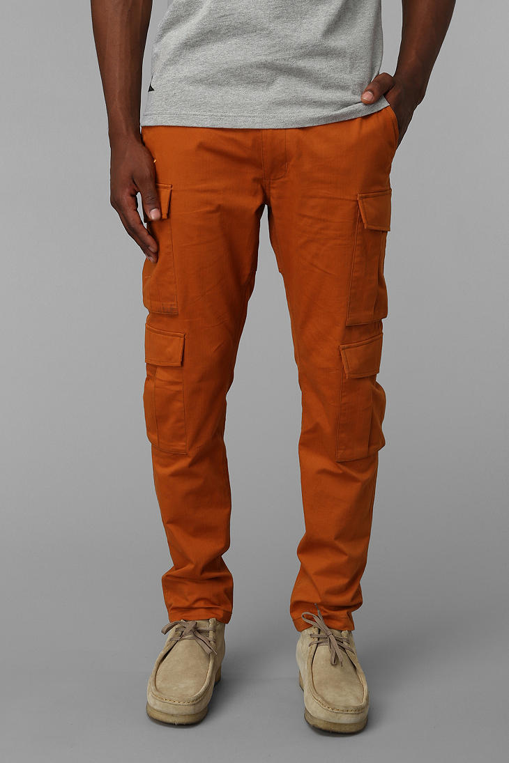 Urban Outfitters Publish Avenir Cargo Pant in Orange for Men | Lyst