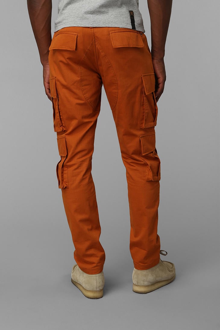 Urban Outfitters Publish Avenir Cargo Pant in Orange for Men | Lyst