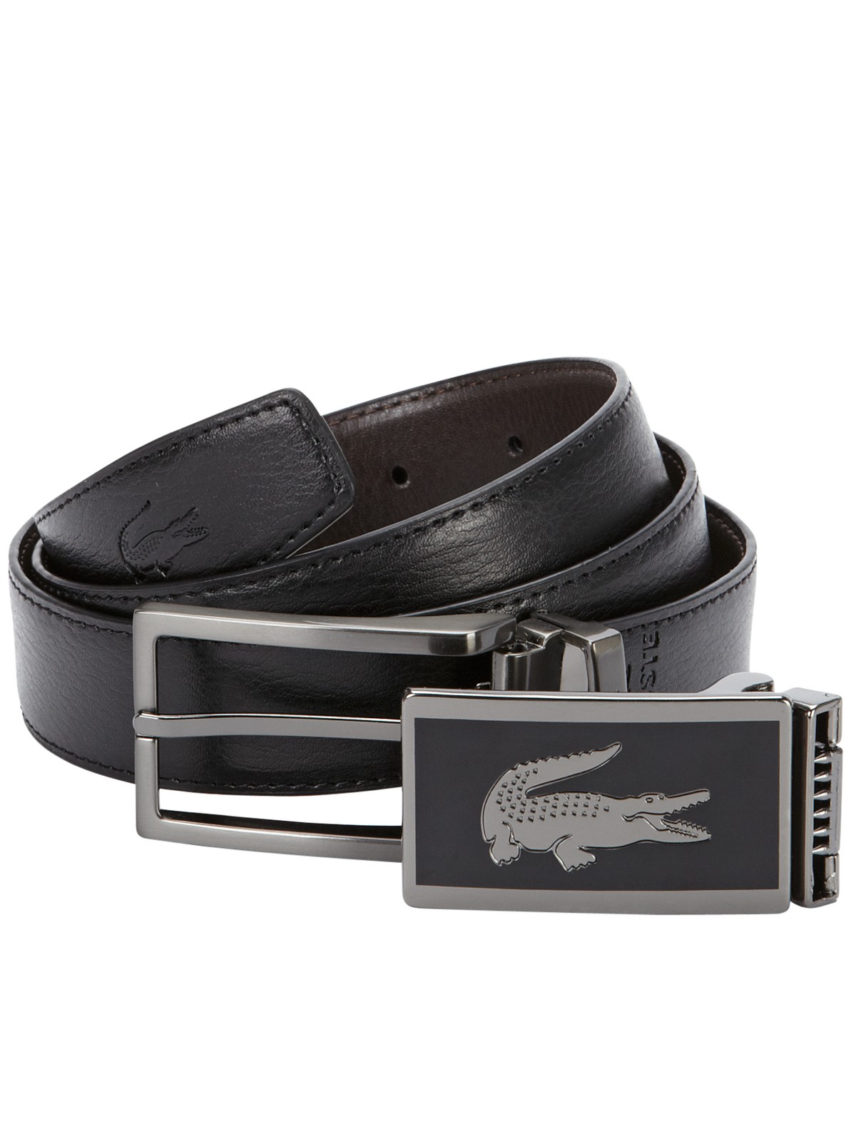 Lacoste Lacoste Mens Gift Set Buckles and Belt in Black for Men (black/grey) | Lyst