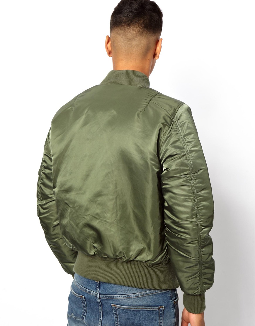 Paul Smith Alpha Industries Ma1 Bomber Jacket in Green for Men - Lyst