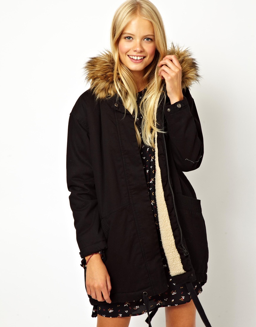 parka mit fur