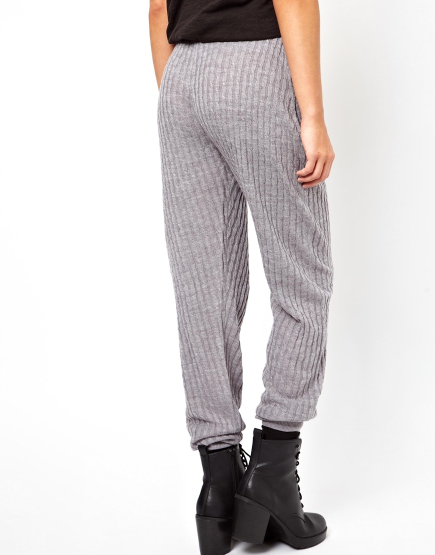 knitted joggers