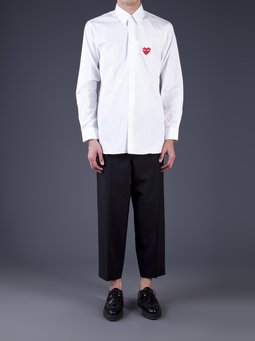 comme des garcon dress shirt