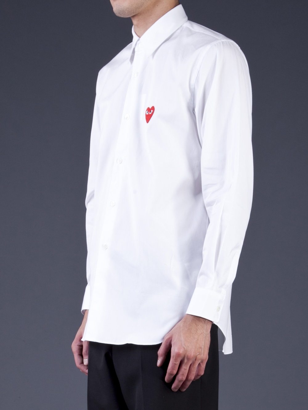 Comme Des Garçons Dress Shirt In White For Men Lyst Gallery